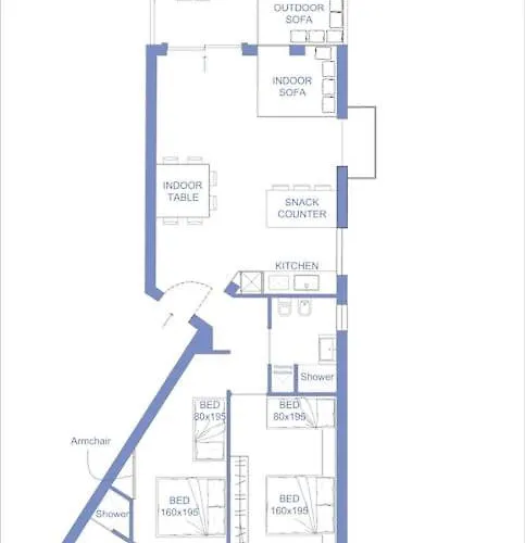 Yacht-style New Apartman